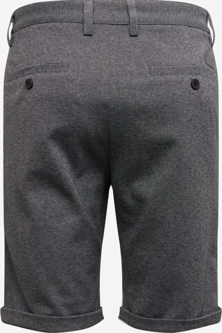 Regular Pantalon à pince Lindbergh en gris