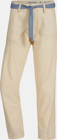 Regular Pantalon 'Haverfiel' INDICODE JEANS en beige : devant