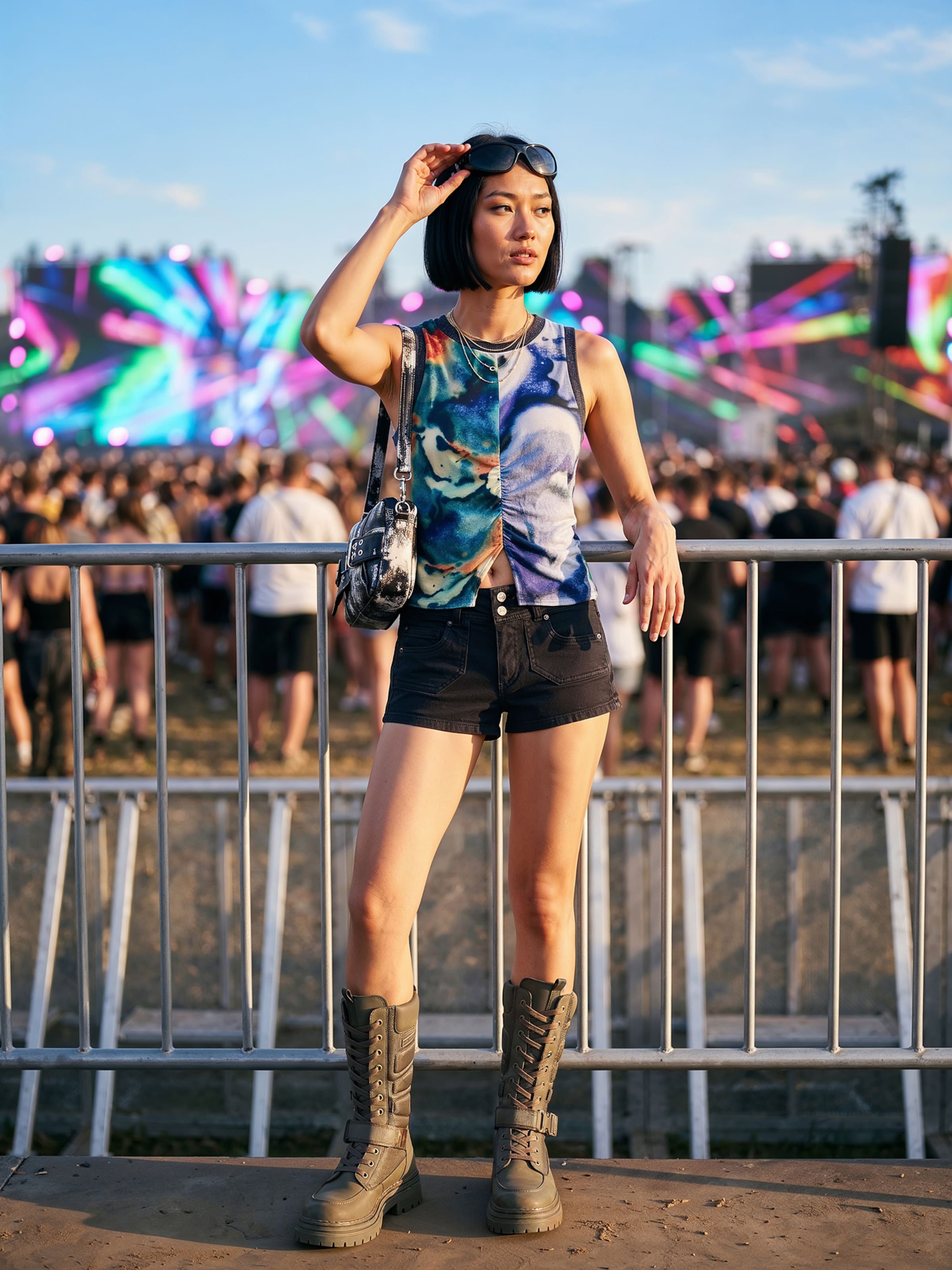 The AY Style Collective - Colored Stylish Festival Look
