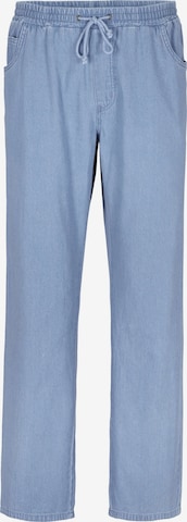 Loosefit Pantalon ' Daan ' Jan Vanderstorm en bleu : devant