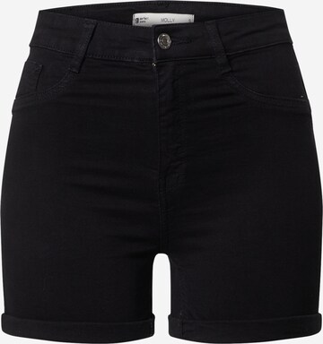 Gina Tricot Skinny Jeans 'Molly' in Black: front