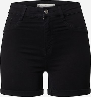 Gina Tricot Skinny Jeans 'Molly' i svart: framsida