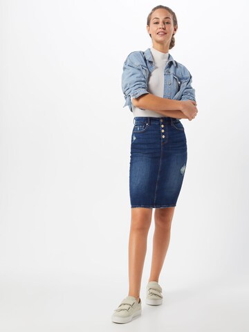 GUESS Rok 'Longuette' in Blauw