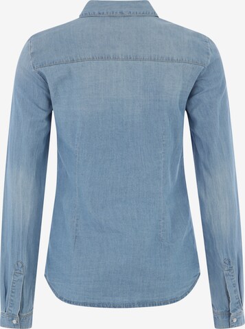 ONLY Blouse 'Onlrock' in Blauw: terug