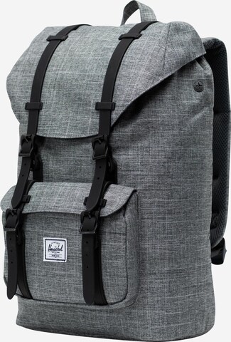 Herschel Backpack 'Little America Mid-Volume' in Grey: side