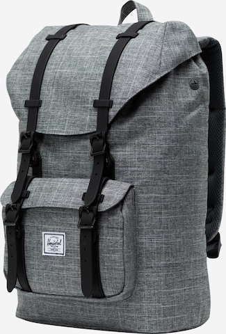 Herschel - Mochila 'Little America Mid-Volume' en gris: lado