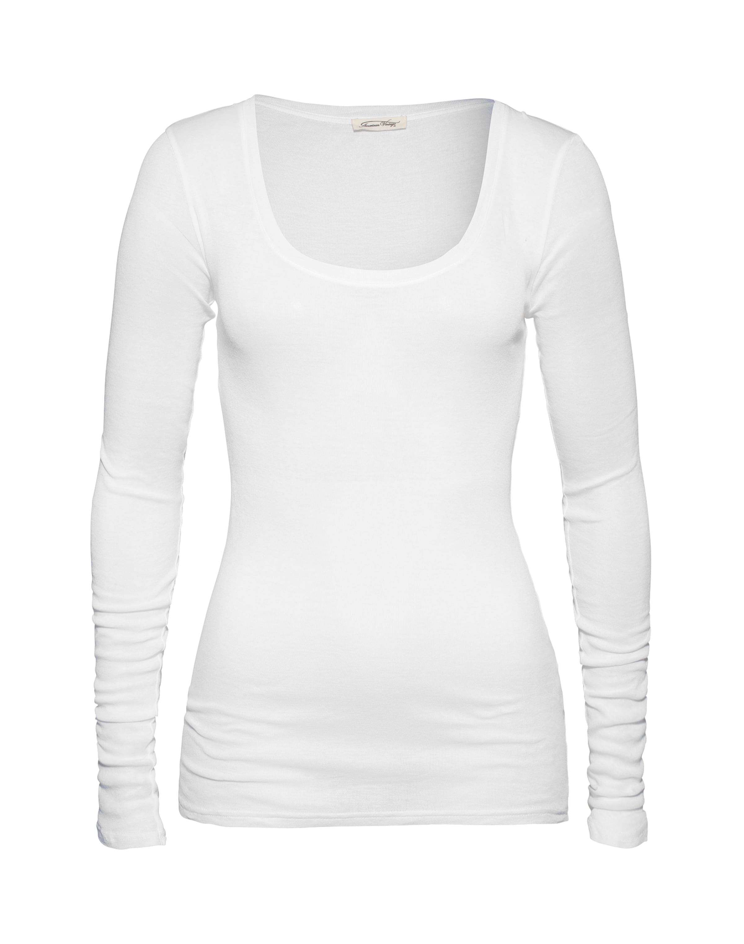 Maglietta 'Massachusetts' di AMERICAN VINTAGE in bianco: frontale