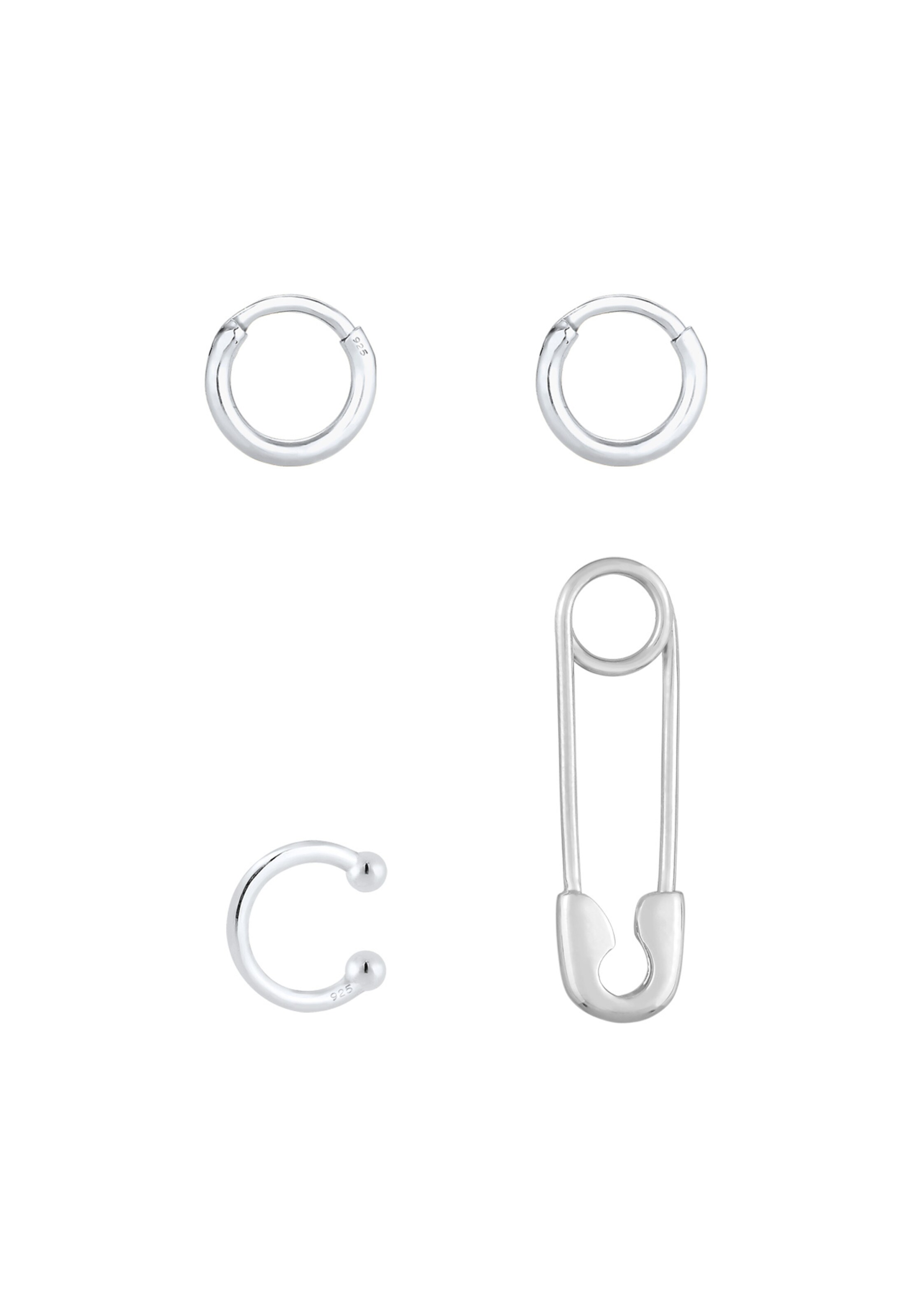 ELLI Earrings '4tlg' in Silver