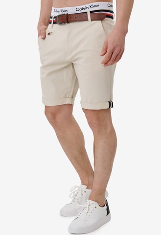 INDICODE JEANS Regular Shorts 'Creel' in Beige