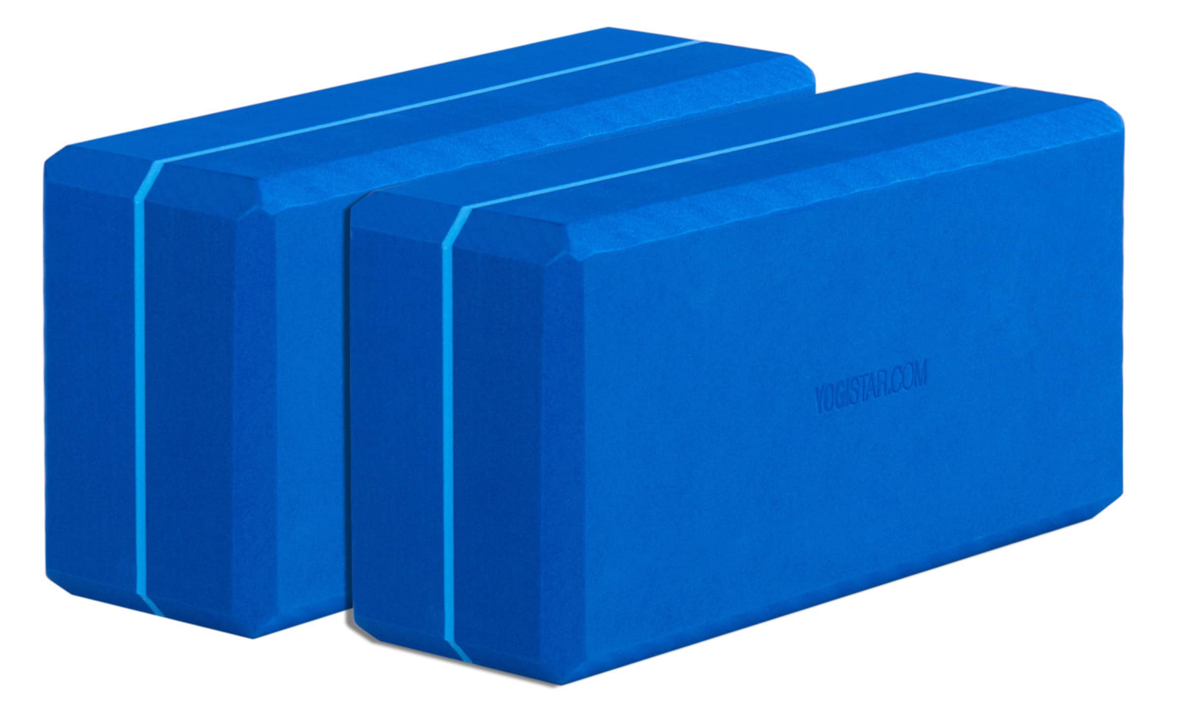 YOGISTAR.COM Yogablock-Set 'Yogiblock Basic' in Blau: Vorderseite