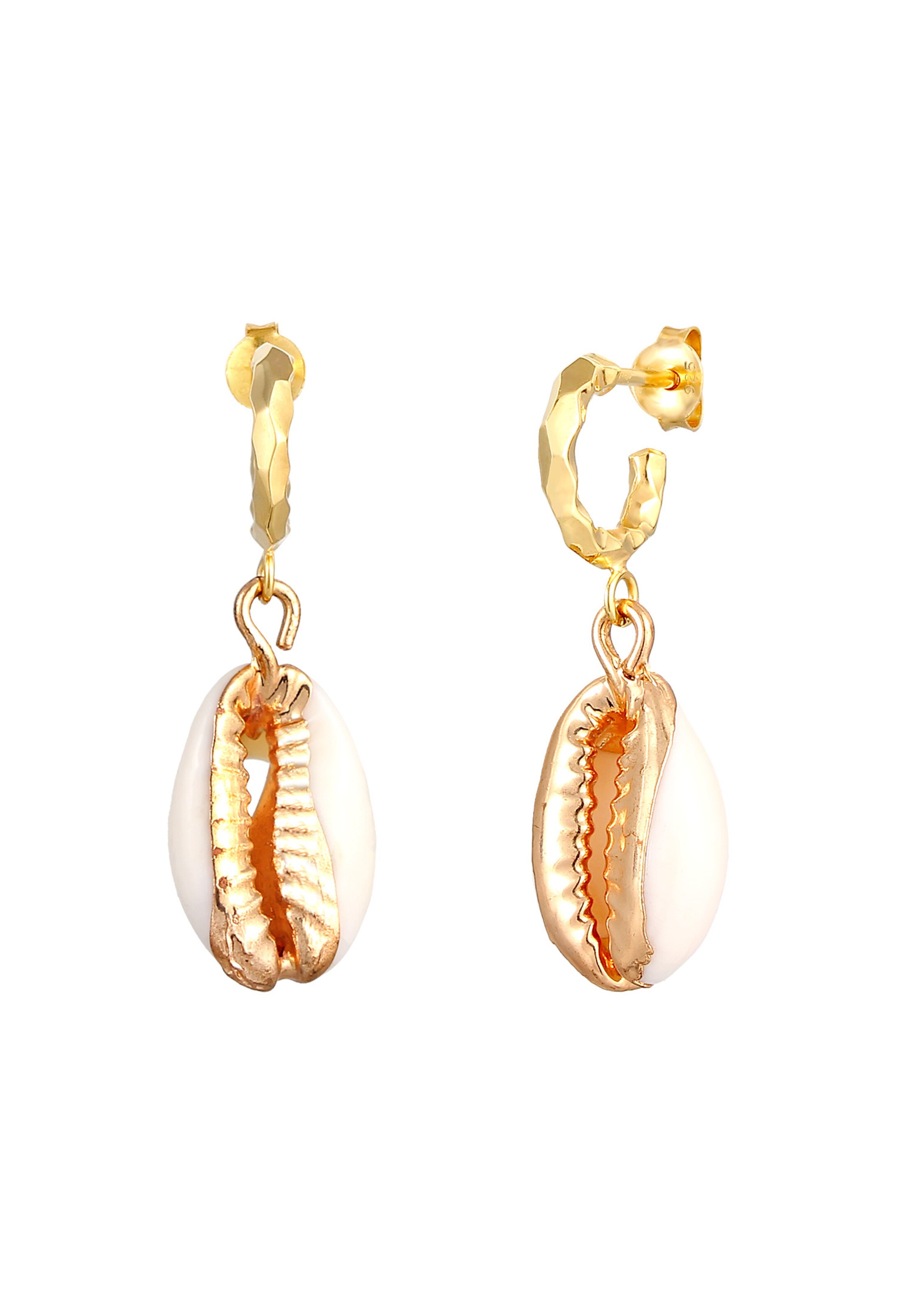 ELLI Earrings in Gold: front