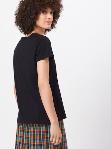 Tricou 'Solly' de la Samsøe Samsøe pe negru: spate