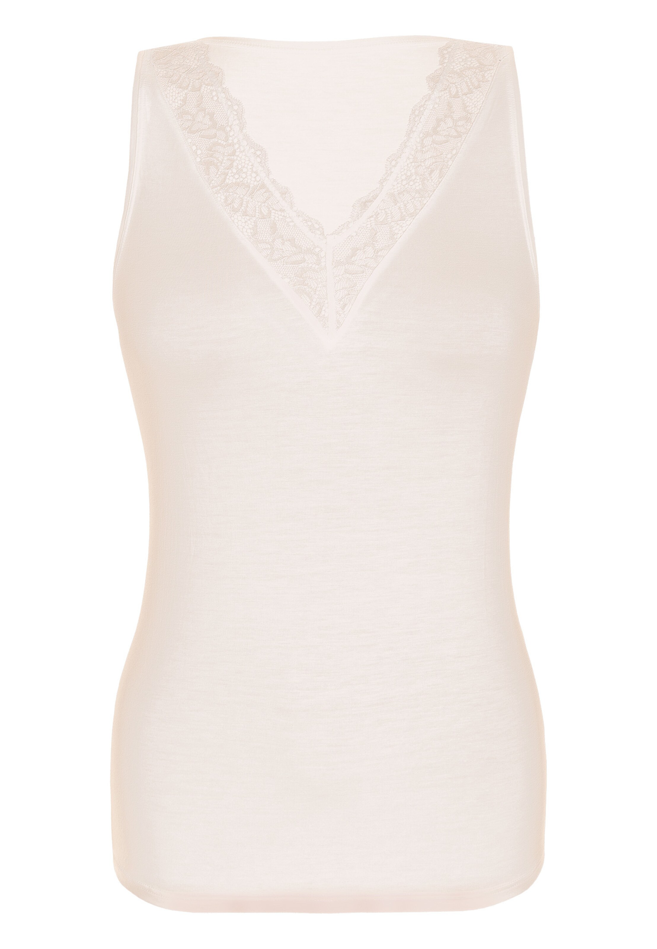 sassa - Top 'Bamboo & Lace' in camel