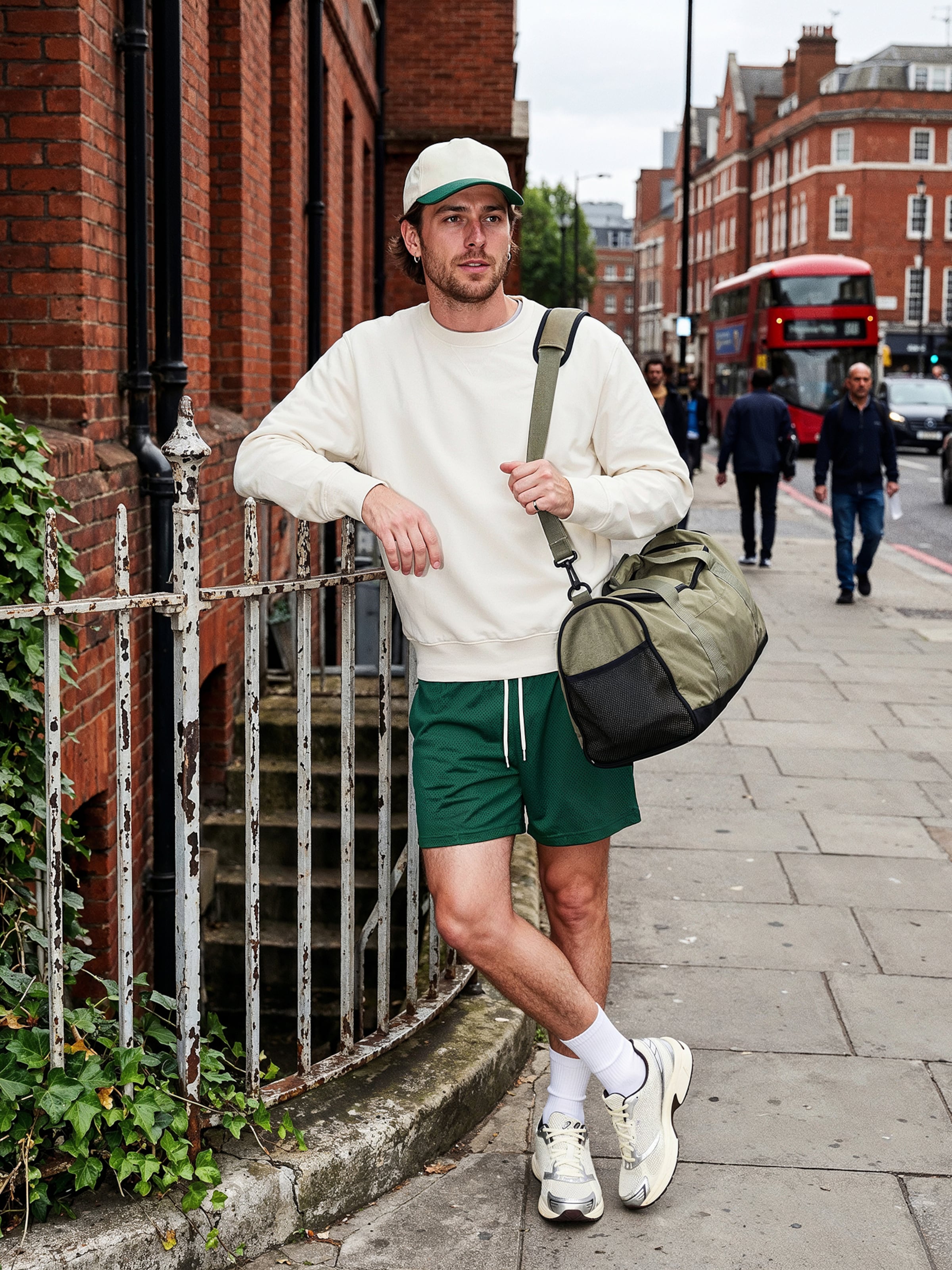 The AY Style Edit - Green And Cream Sporty Look
