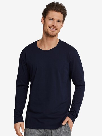SCHIESSER Shirt in Blauw: voorkant