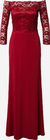 SWING - Vestido de noche en rojo: frente