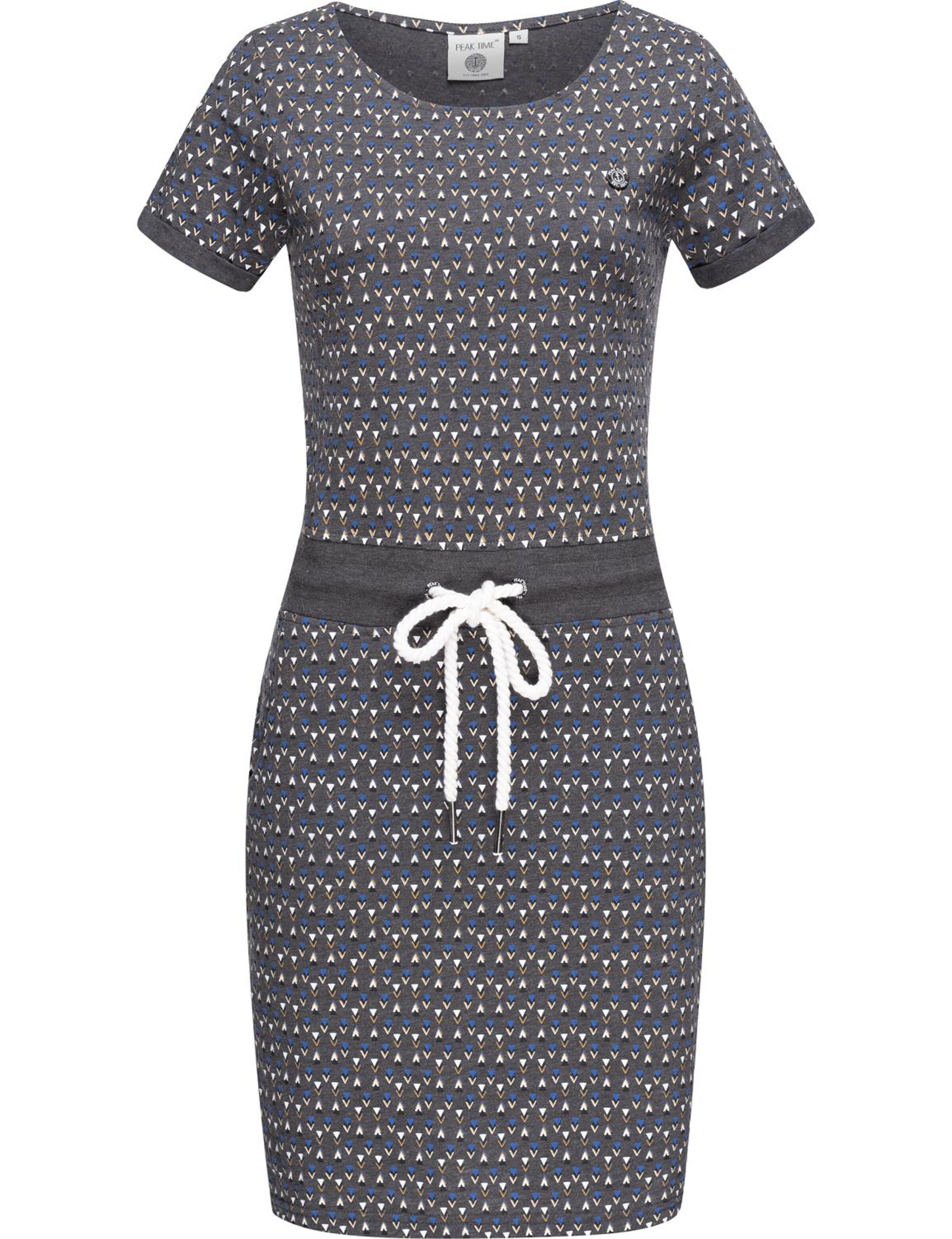 Robe fourreau Peak Time en gris : devant