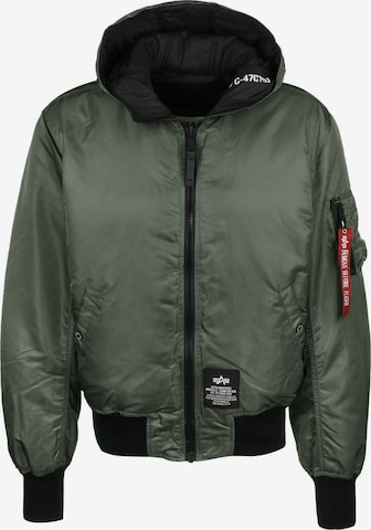 ALPHA INDUSTRIES Between-Season Jacket in Black: front