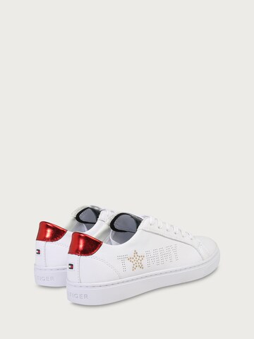 TOMMY HILFIGER Sneaker 'Star Metallic' in Weiß