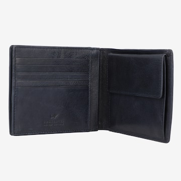 Braun Büffel Wallet in Blue