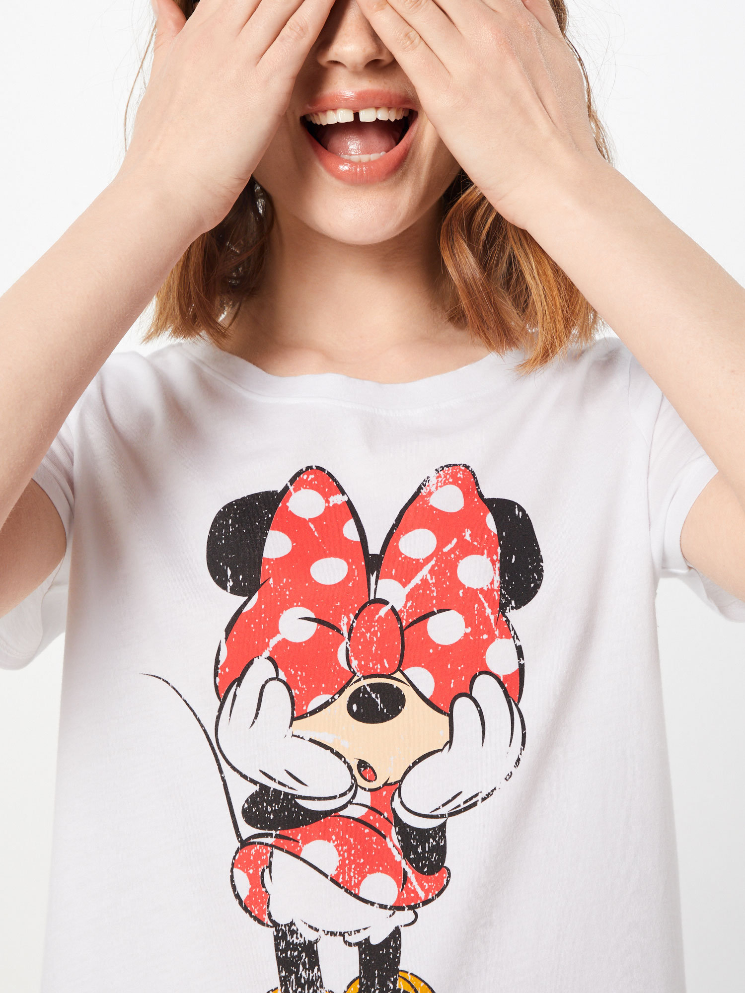 ONLY T-Shirt MICKEY VINTAGE in Weiß 