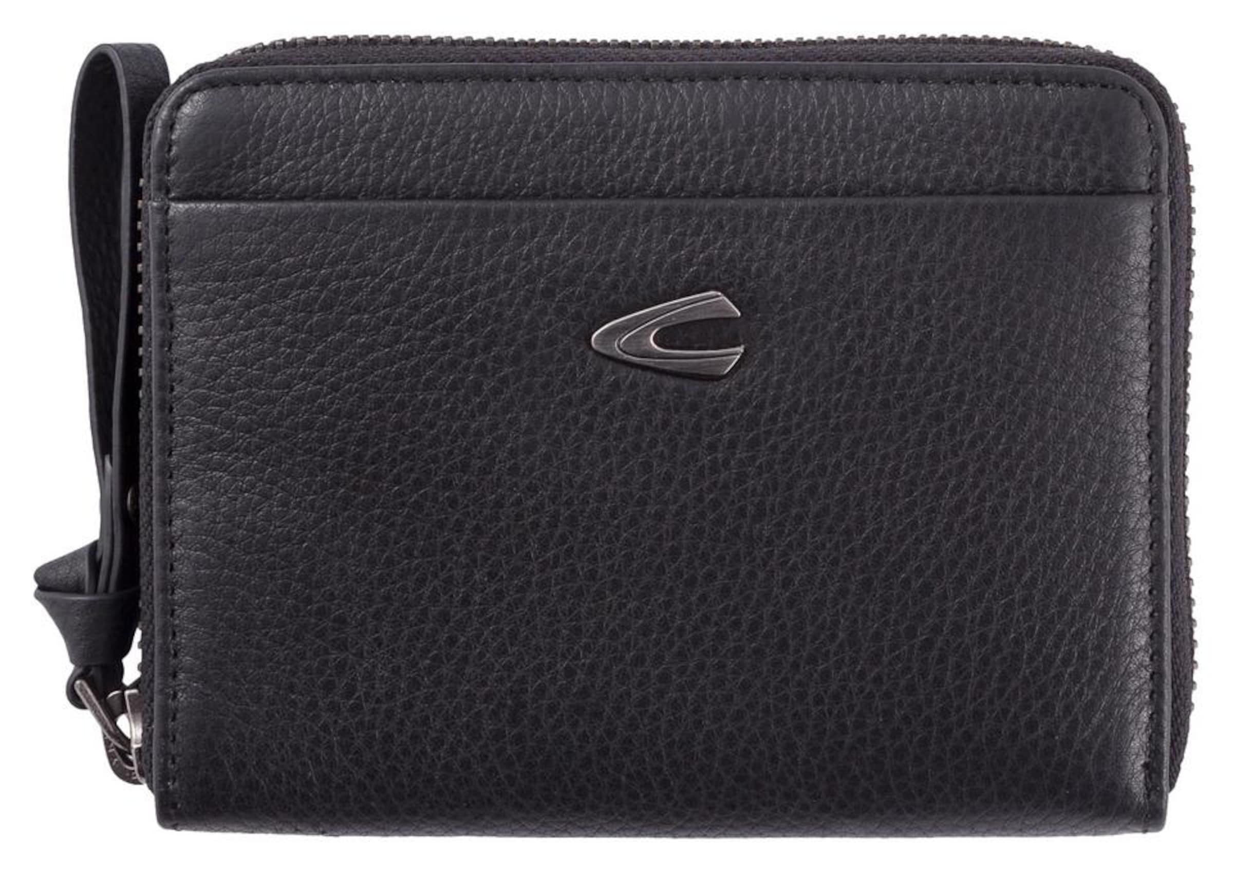 CAMEL ACTIVE Geldbörse 'Pura' in Schwarz: Vorderseite