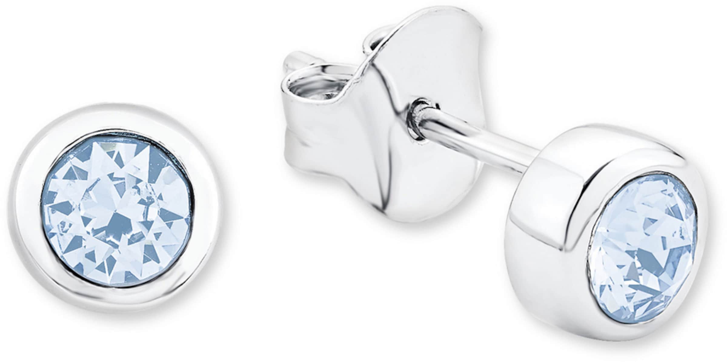 AMOR Paar Ohrstecker in Silber: Vorderseite