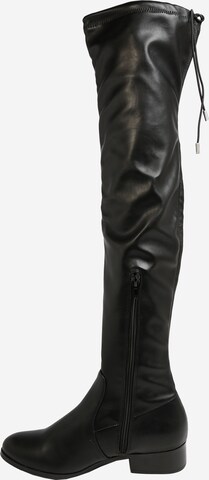 BULLBOXER Over the Knee Boots in Black