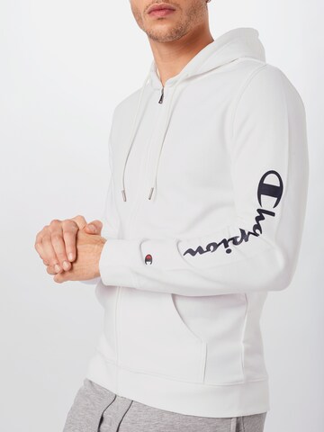 Champion Authentic Athletic Apparel Regular Fit Sweatjacke in Weiß