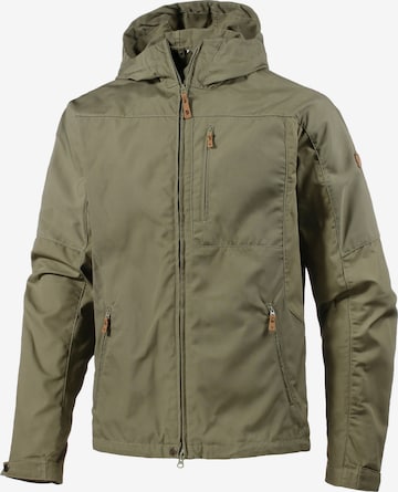 Fjällräven Outdoor jacket 'Sten' in Green: front