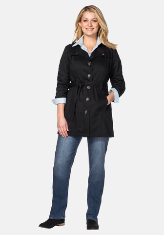 SHEEGO Trenchcoat in Schwarz