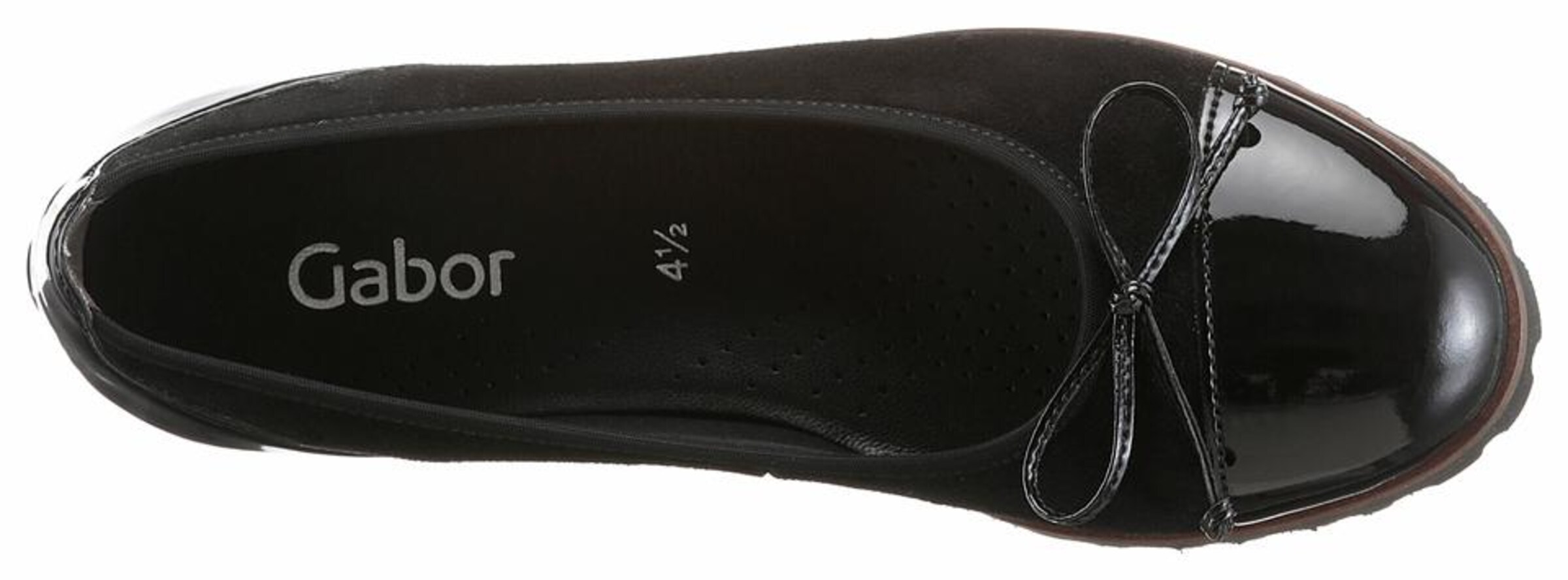 GABOR Ballerina in Schwarz
