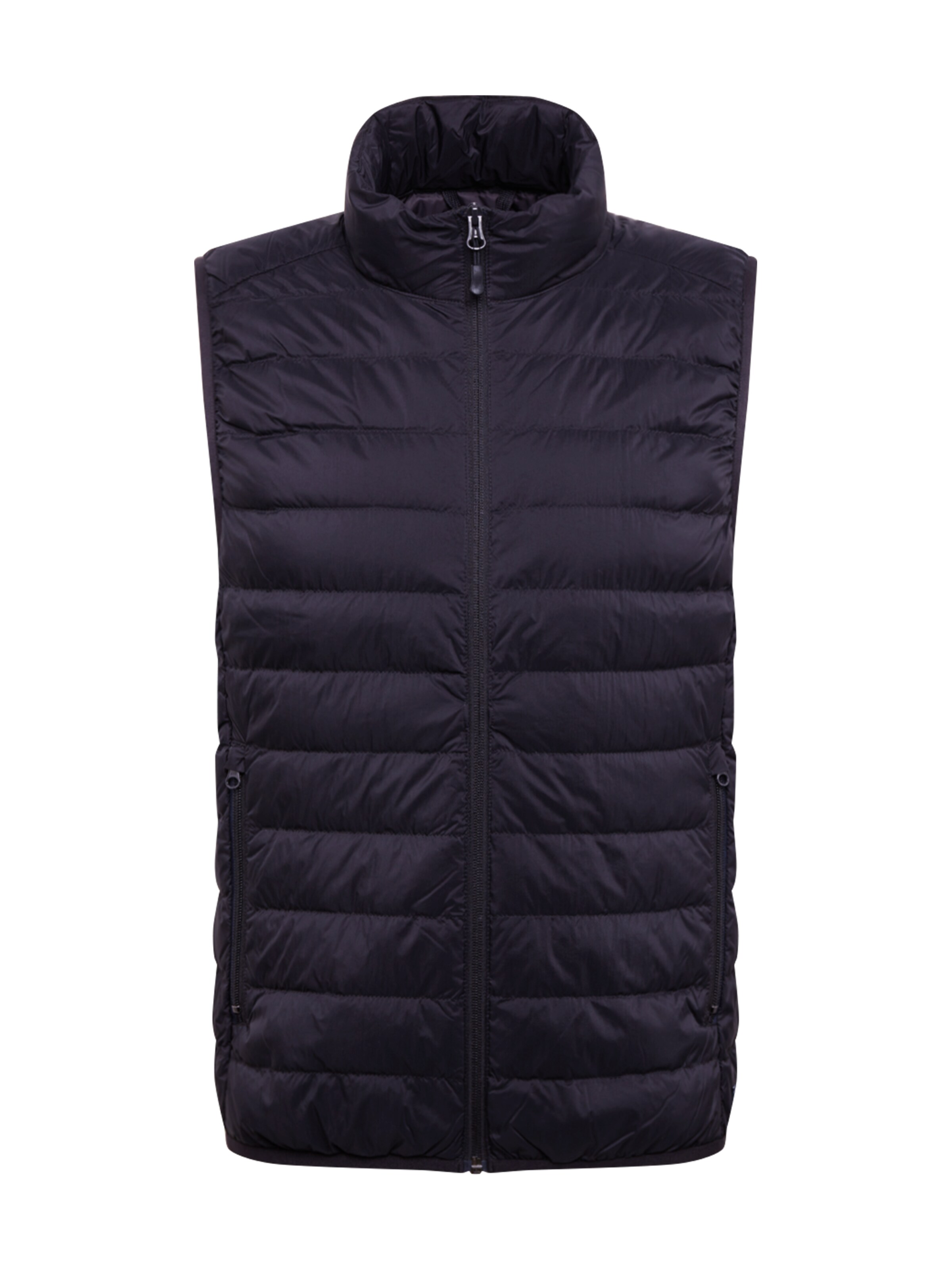 s.Oliver - Bodywarmer 'Light-Down' in de kleur Zwart