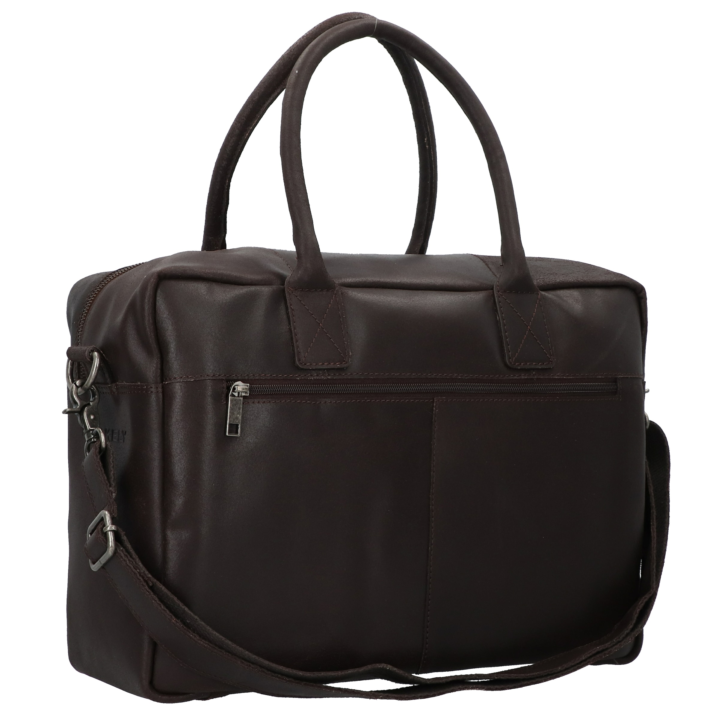 Burkely Document bag 'Vintage Mitch' in Brown