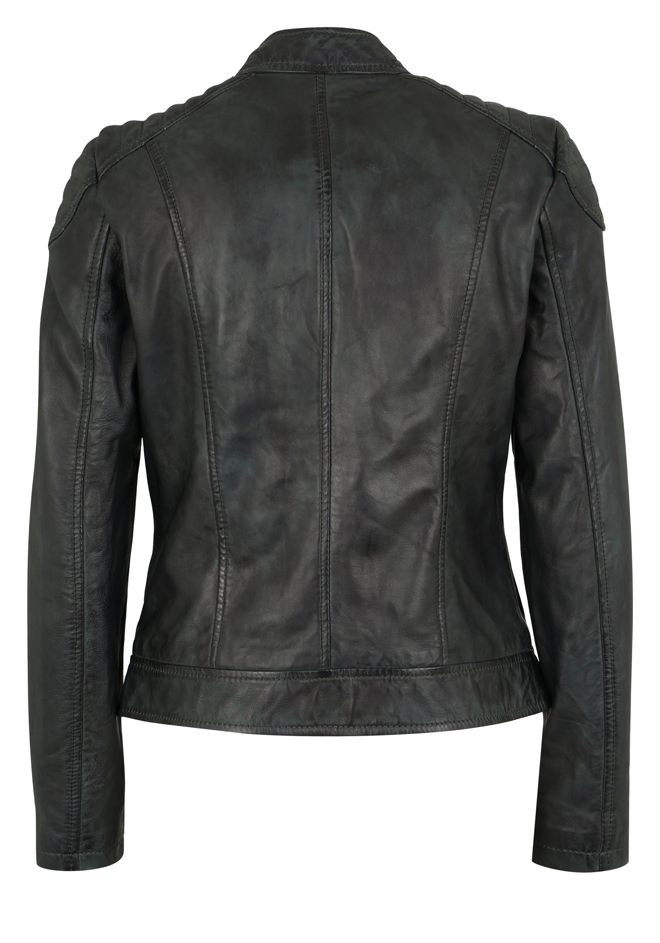 7ELEVEN Lederjacke 'Riviera' in Grau