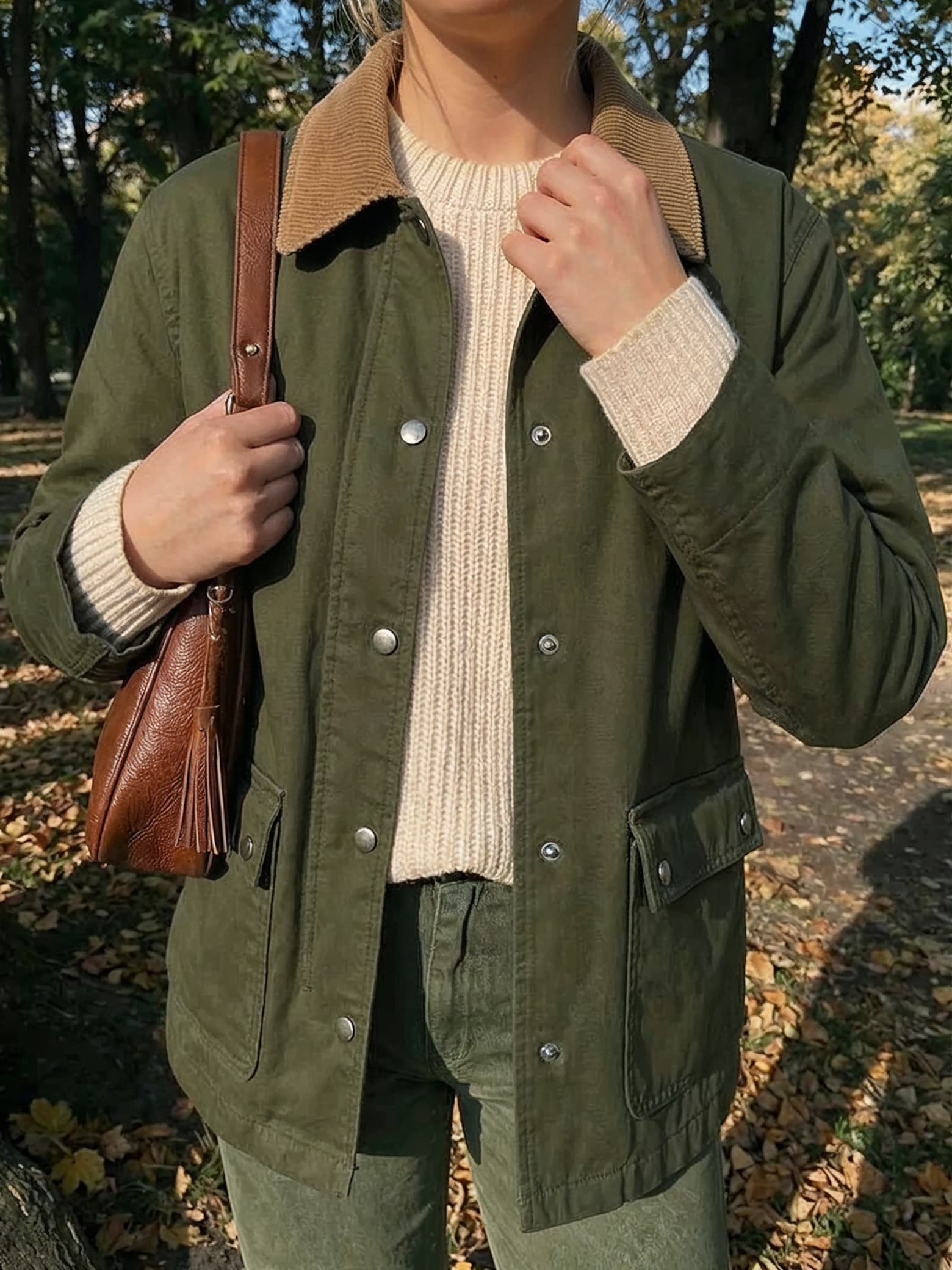 The AY Style Collective - Olive Barn Jacket And Jeans Look