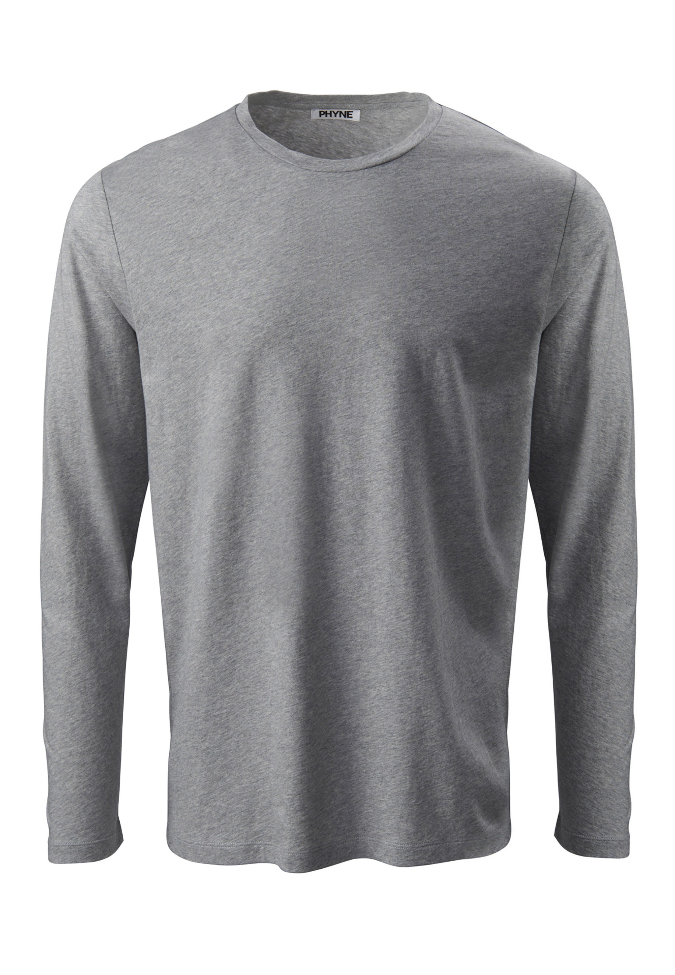 PHYNE - Shirt in de kleur Grijs gemêleerd