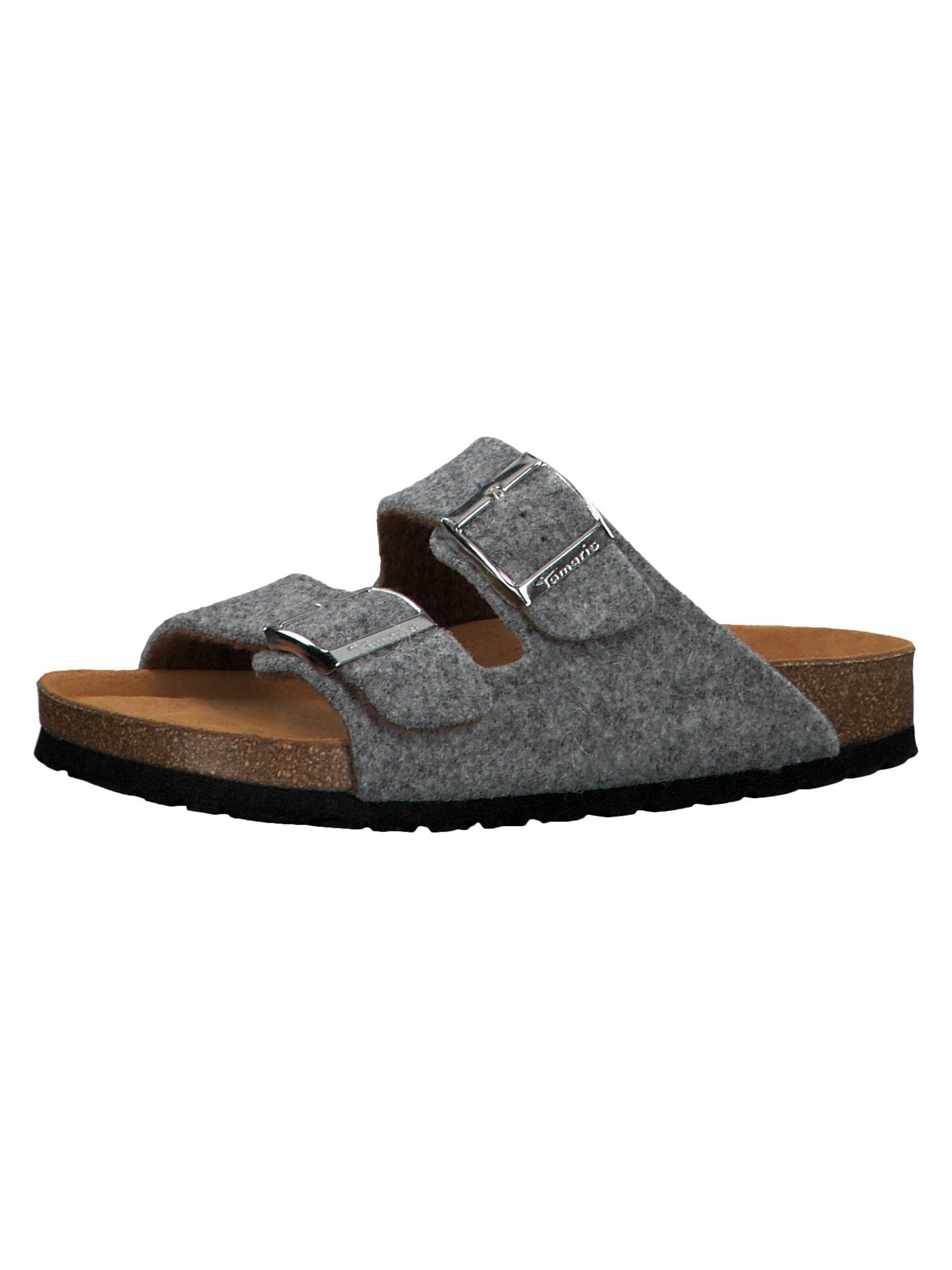 TAMARIS - Muiltjes in de kleur Grijs