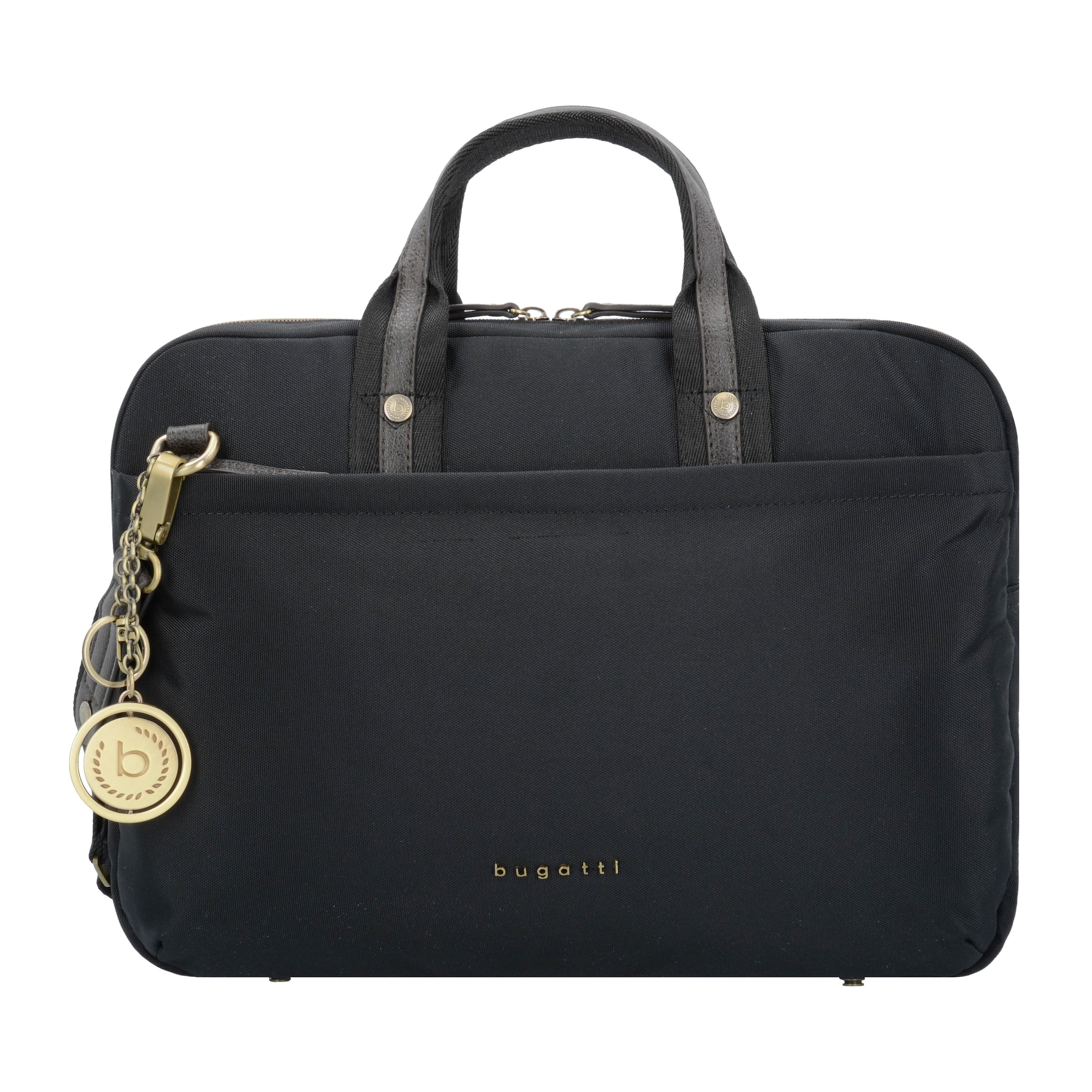 bugatti - Aktentas 'Contratempo' in de kleur Zwart