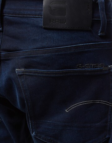G-STAR Slimfit Džíny '3301 Tapered' – modrá