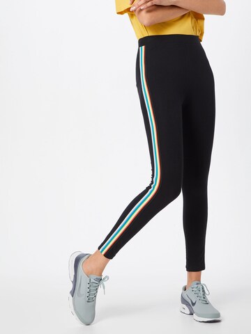 Urban Classics Skinny Leggings in Zwart: voorkant