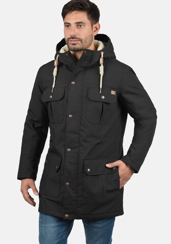 !Solid Winter Parka 'Chara Teddy' in Black: front