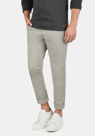 BLEND Regular Chino Pants 'Tromp' in Grey: front