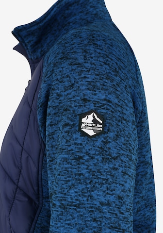 Whistler Athletic Fleece Jacket 'Akaron' in Blue