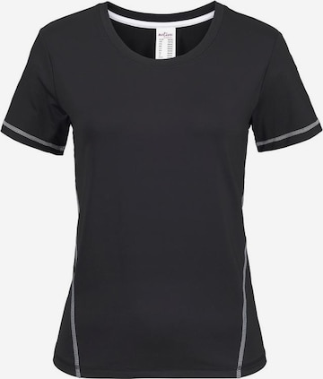 melns LASCANA Sporta krekls: no priekšpuses