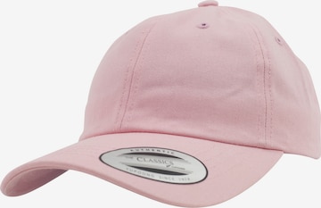 Cappello da baseball di Flexfit in rosa: frontale