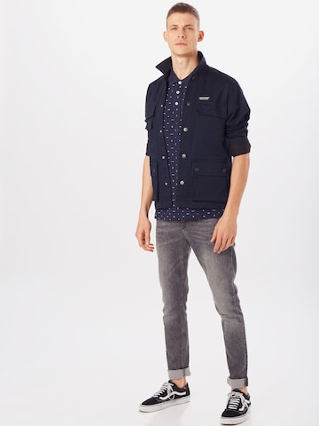 Casual Friday Regular fit Shirt 'Torben' in Blue