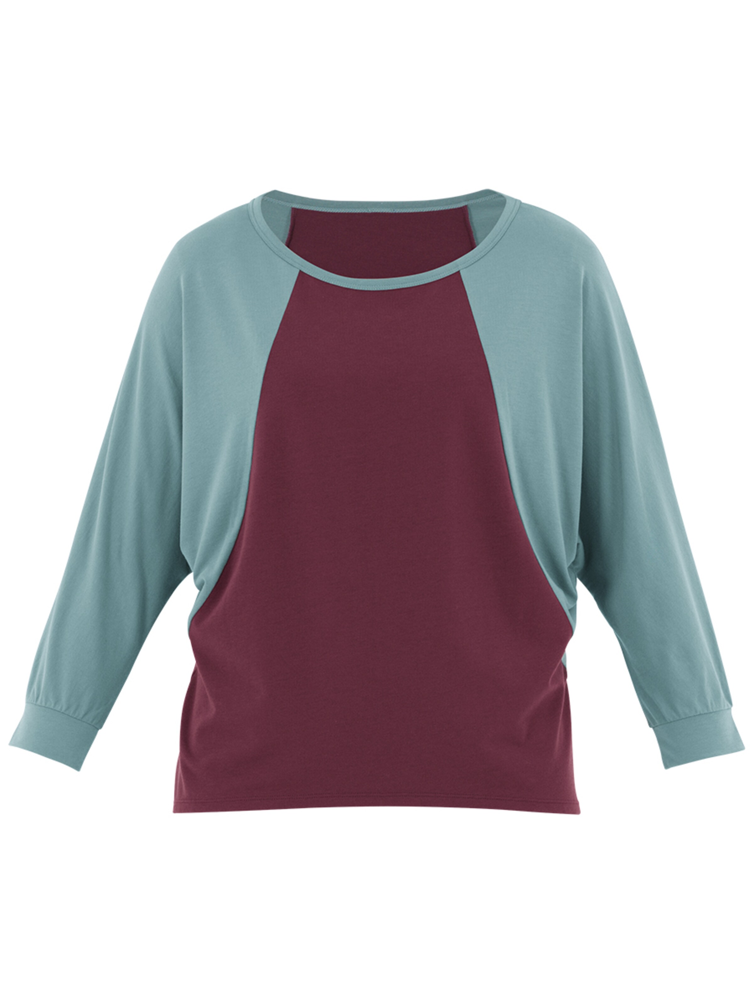 PALMERS - Shirt 'Flowery Autumn' in blau