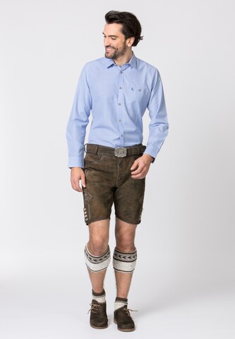 STOCKERPOINT Regular Панталон в традиционен стил 'Corbi4' в кафяво: отпред
