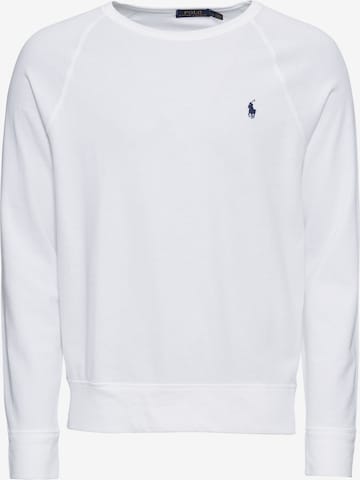 Sweat-shirt Polo Ralph Lauren en blanc : devant